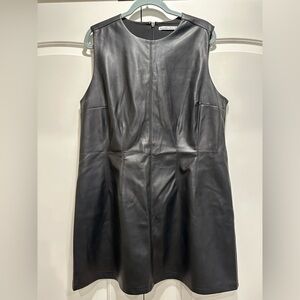 Abercrombie & Fitch Black Leather Dress